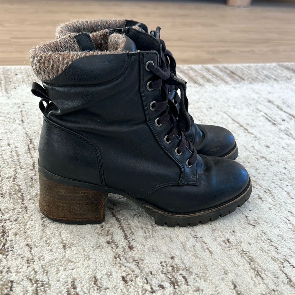 Black Steve Madden Boots with Heel